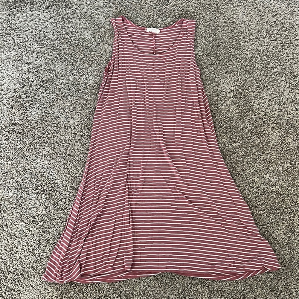 Pink and white striped classic PINC dress